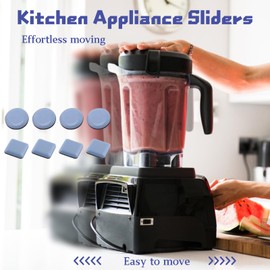 Small Appliance Slider, Countertop Appliance Sliders for Kitchen Appliances, Mixer, Coffee Maker, Most Countertops, Pack of 8