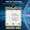 WiFi 6E Wireless Card 2.4G 5Ghz BT5.1 Plug and Play