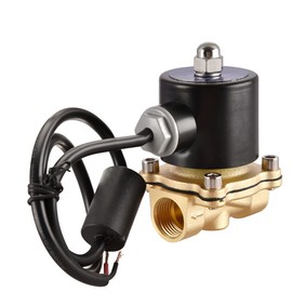 Heschen Brass Solenoid Valve 2W-160-15 Direct Acting 110 VAC PT1/2 Normally Closed Compressed Air Water Water Air