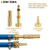 2 Pack Heavy-Duty Brass Adjustable Twist Hose Nozzle and 2