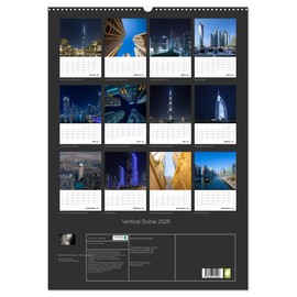 Vertical Dubai 2026 (Wandkalender 2026 DIN A2 hoch), CALVENDO Monatskalender: Der Fotograf Markus Pavlowsky zeigt Dubai vertikal. (CALVENDO Orte)