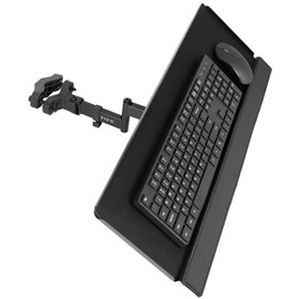 VIVO POLEKB Pole Mount Keyboard Tray, Black