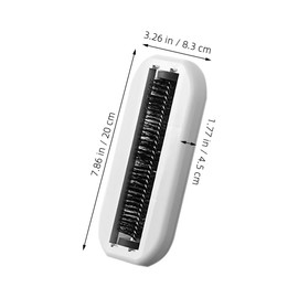 Cabilock 2-Pack Handheld Crumb Sweeper, Ergonomic Rolling Brush for Table, Sofa, Floor, and Bed Cleaning, Multifunctional Abs Material, 7.87 X 3.26 X 3.54 Inches, Portable Crumb Collector