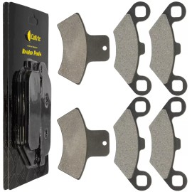 Caltric Brake Pads for Polaris Trail Blazer 250 1999 00 01 02 03 2004 Front Rear Brakes