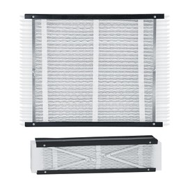 VEVOR 20x25x4 Furnace Air Filter, MERV 16 Pleated HVAC AC Replacement, Electrostatic 12-Month Air Cleaner, 2-Pack (Actual Size: 20.47x25.20x3.98 in), for Improving Home Indoor Quality