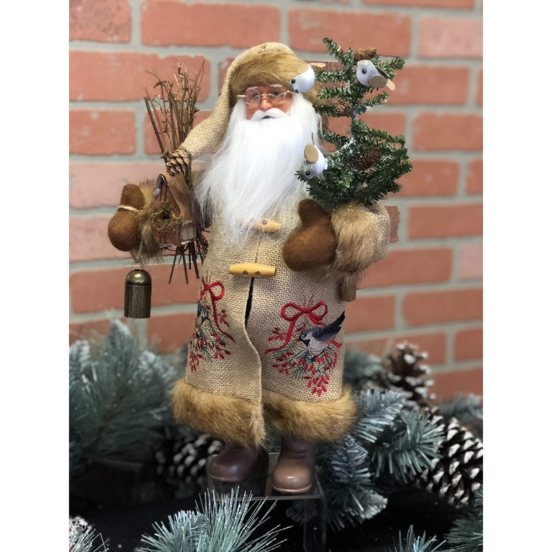 Santa's Workshop 8530 Chickadee Claus II Figurine, 15", Multi