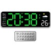 NHQZ Wall Clock Digital 12 Inch LED Wall Clock Large