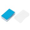 50Pcs Blue 0.45mm Thicken Marking Metal Card Test Material Nameplate