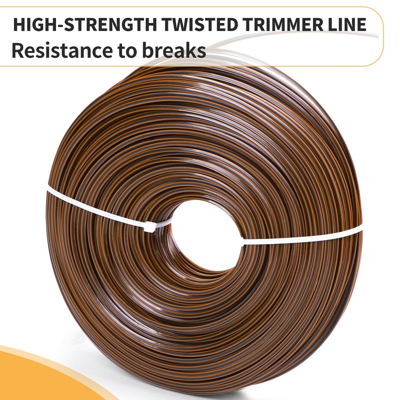 SWAWIS Trimmer Line 2.4 mm x 100 m Brush Cutter