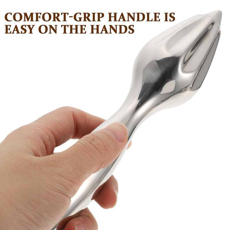 YARNOW Stainless Steel Citrus Reamer, Handheld Lemon Squeezer Reamer, Fruit