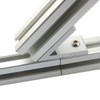 PZRT 2pcs 45 Degree Angle 2020 Aluminum Corner Brackets Profile