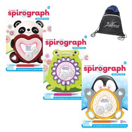 PlayMonster Spirograph Doodle Pals Bundle: Penguin, Frog, and Panda