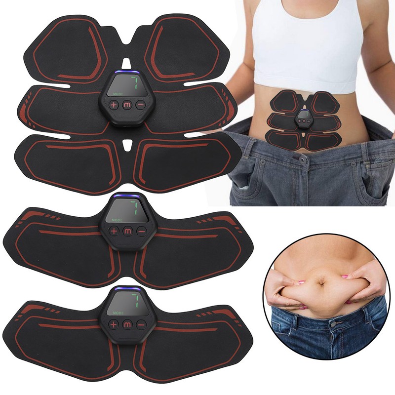 EMS Abdominal Muscle Trainer Portable Digital Display Charging Exercise Fitness