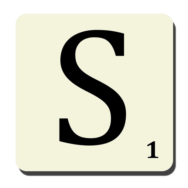 Alphabet Coasters - Letter S | 90mm x 90mm MDF