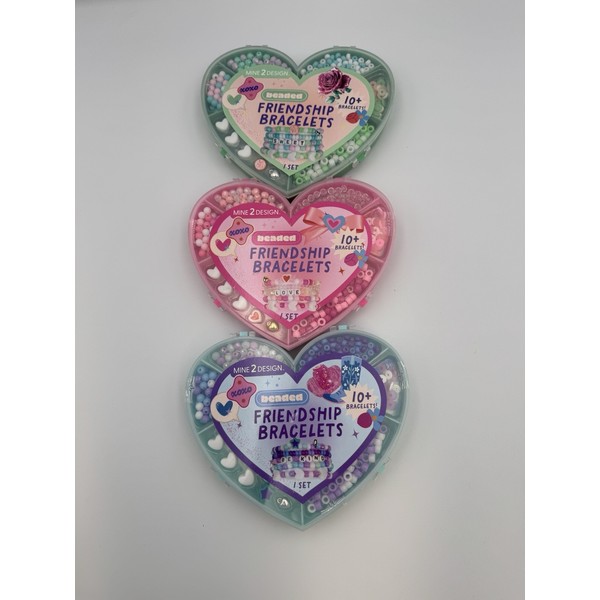 Target Bullseye Playground Lot Of 3 - Beaded Friendship Bracelet