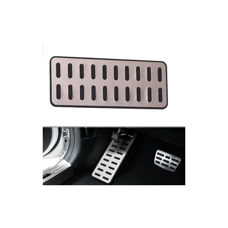 1 Piece Car 304 Stainless Steel Rest Pedal Pad Inner