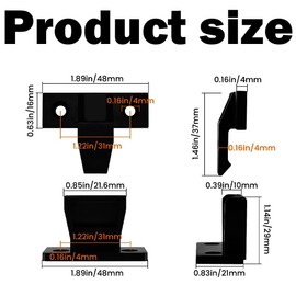 5 Pcs Plastic Quick Fitting Furniture Panel Joint Bracket, Push-on Quick Fitting Furniture Panel Clip for Cabinet Wardrobe Mounting Roman Column Connection