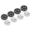 4Pcs Luggage Swivel Wheels Lightweight Flame Retardant Heat Insulation Suitcase