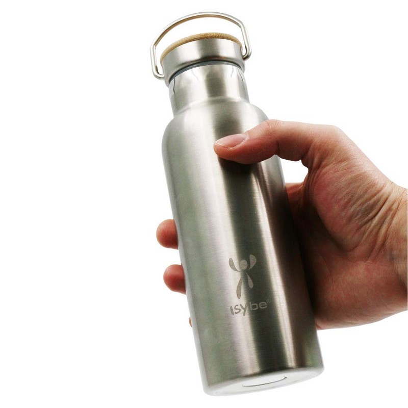 ISYbe Stainless Steel Water Bottle, BPA-Free, Leak-Proof, Insulated, Sustainable (100