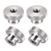 uxcell Knurled Thumb Nuts - M6 Round Knobs with 304