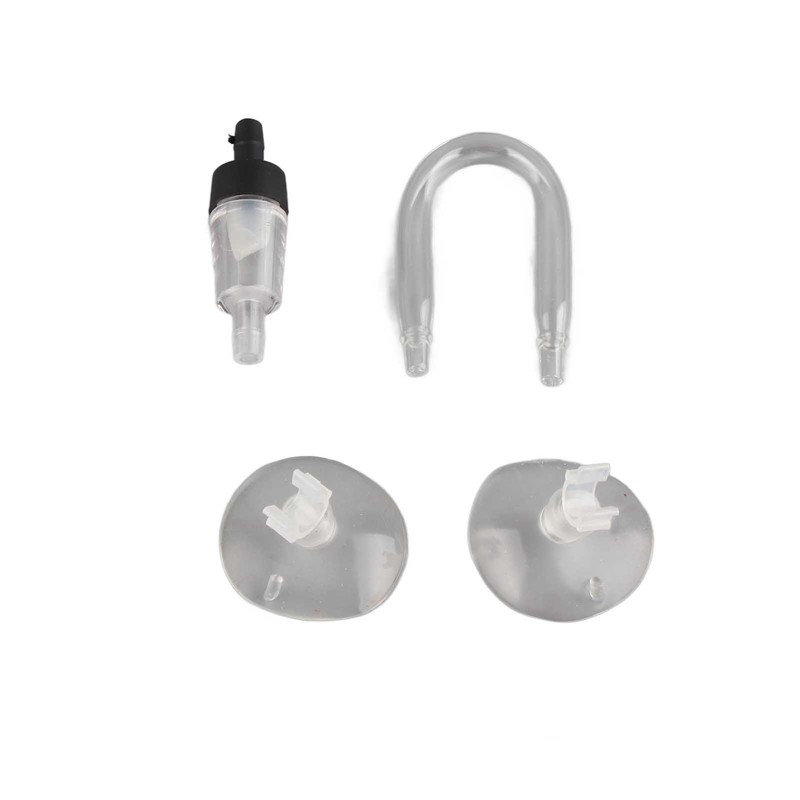 Aquarium Bubble Diffuser Prevent Clogging Transparent Glass Fish Tank Air