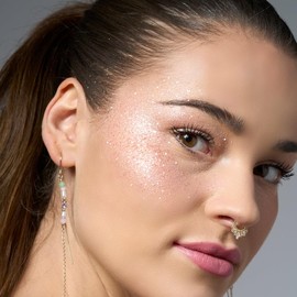 Birkenspanner Organic Glitter | Biodegradable | Plastic-Free | Easy to Apply | Long Shine | Made in Germany | 5g Fine | Prince Peach