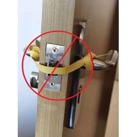 6 Pack Magnetic Lockdown Strips for Iron Door Frames High Density Magnet Security Devices Smooth PVC Layered Magnetic Strip (Yellow 6Pack)