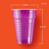 Hefty Party On 16oz Disposable Plastic Cups Assorted Colors 100