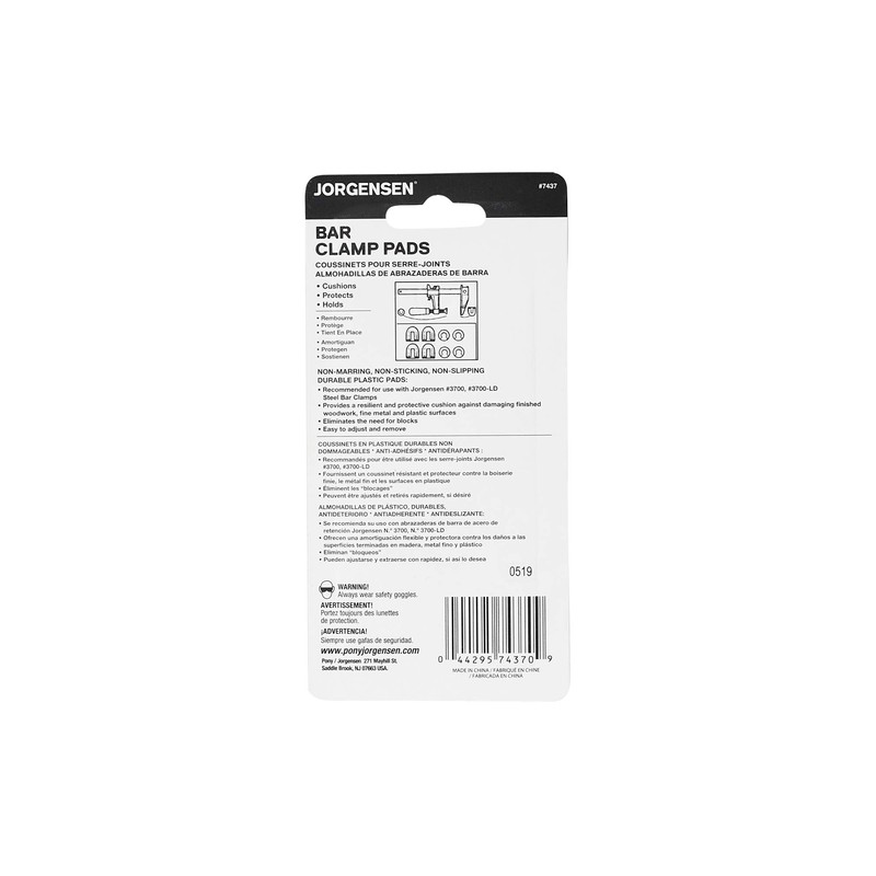 Pony Jorgensen Adjustable Clamp Jorgensen 7437 Work Protecting Bar Clamp