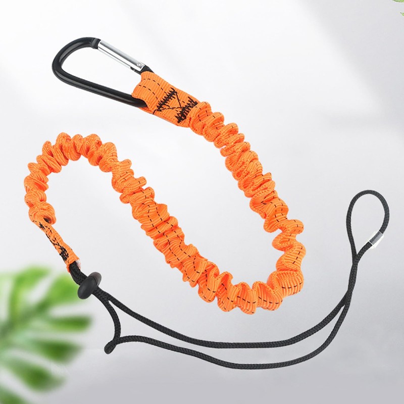 3 Foot Tool Lanyard, Tough Scaffold Hard Lanyard with Carabiner,