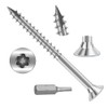 JOUGU Wood Screws #6 × 1-1/2 inch Torx Star Drive