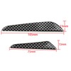 Futheda 4pcs Car Door protection Stickers Bars Anti Collision Strips