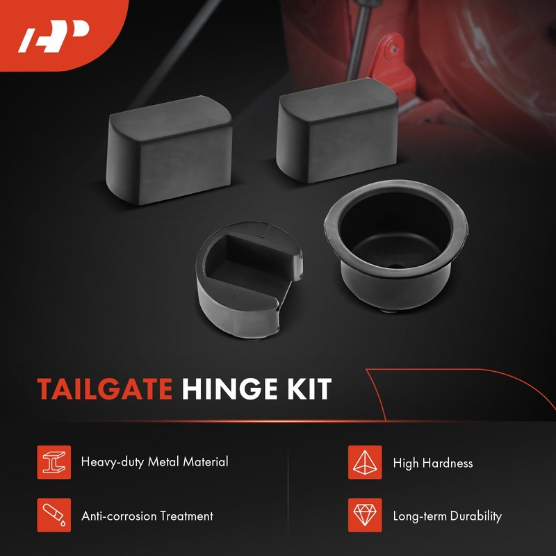 A-Premium 23-PC Tailgate Hardware Rebuild Kit with Bolts Compatible with