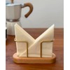 Napkin Stand, Sakulaya Triangle Napkin Holder Napkin Holder, Wood Beech