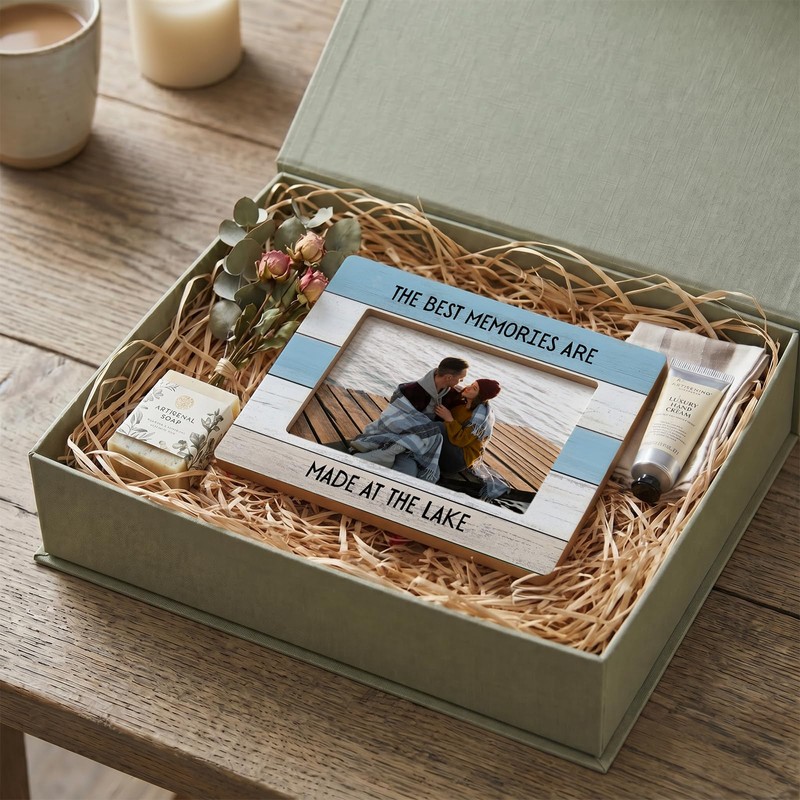 Lake House Gifts Coastal Picture Frame 4x6 for Desk Table