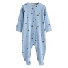 NEXT Patterned Baby Pyjamas Pack of 5, Teal-blue, 6-9 months