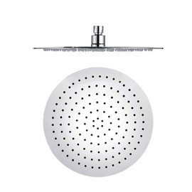 Akitbahome 10-Inch Rainfall Shower Head in Polished Chrome Finish,SUS 304 Stainless Steel High Pressure Single-Spray Fixed Showerhead