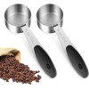 Oruola 2pcs 1/8 Cup Measuring Cup, Stainless Steel Coffee Scoop,