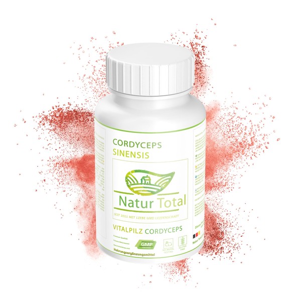 Natur Total CORDYCEPS Sinensis Extract 120 Capsules with 40% Polysaccharides