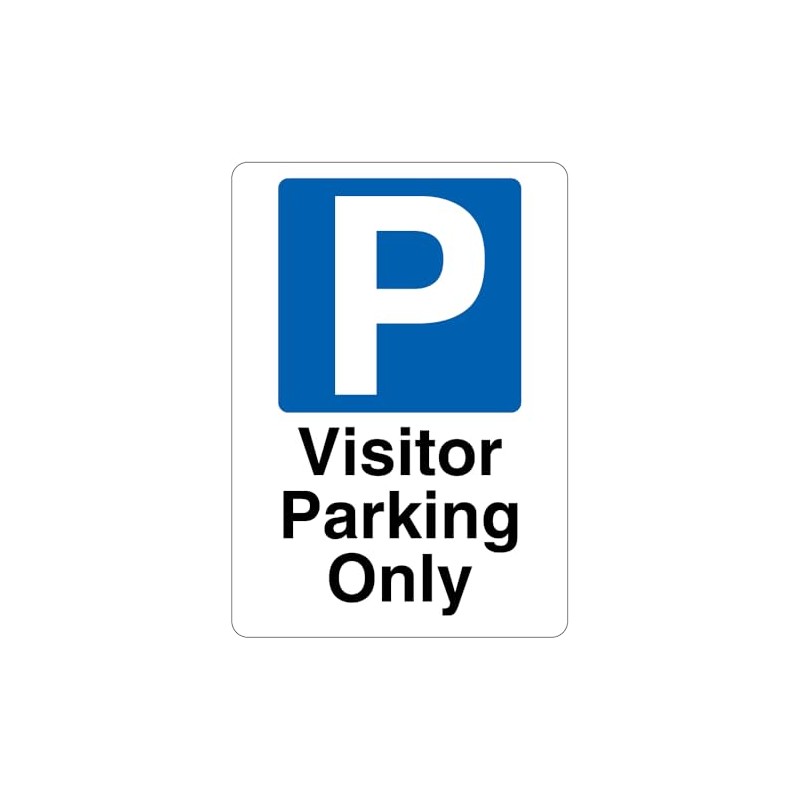 V Safety Visitor Parking Only 210 x 297 mm (A4)