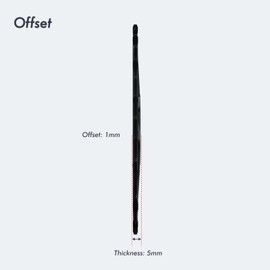 DJC Bike Chainring Direct Mount 1mm Offset Round Chainring for Sram GXP Interface Crankset Aluminum Lightweight 32 34 36 38 Tooth 0mm (38T)