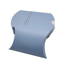 100 Pcs Wedding Pillow Boxes Small Candy Gift Packaging Boxes Party Favors Pillow Boxes for Wedding Birthday Christmas Blue