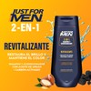 Just For Men Shampoo y Acondicionador 2 en 1 Revitalizante