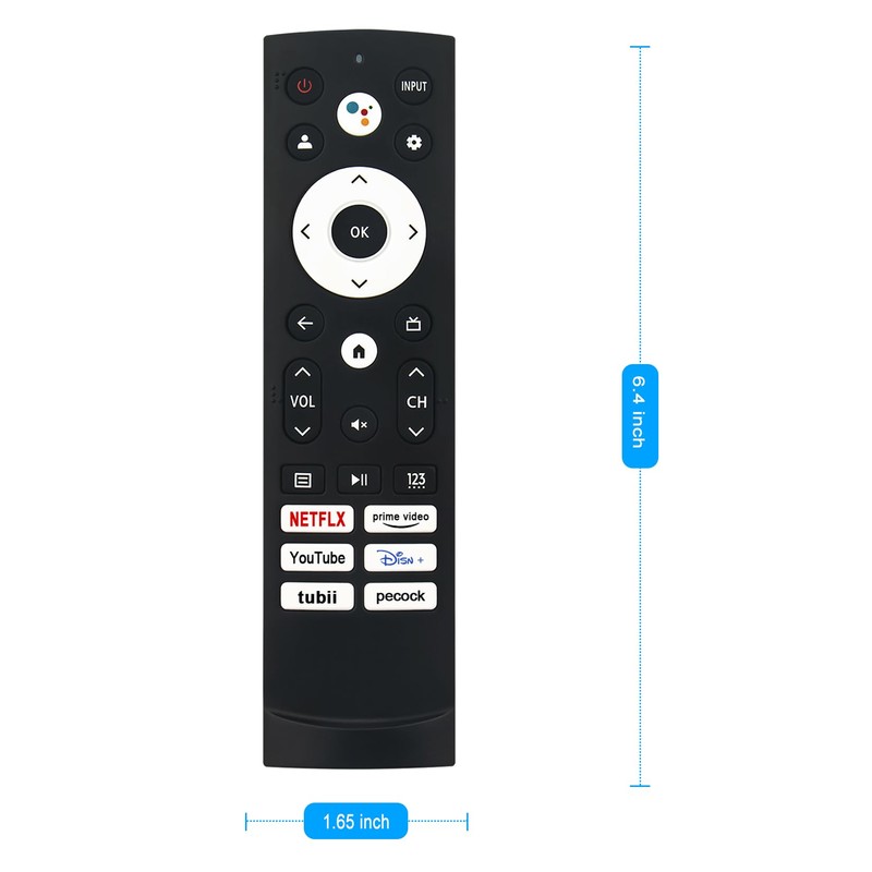 Universal Infrared Replace Remote Control Applicable for Hisense Smart Ansroid/Google