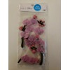 Recollections Pink Flowers on Branches Scrapbooking stickers