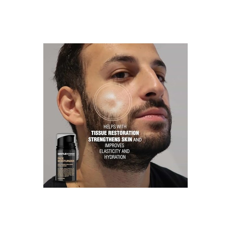 Gentlehomme Kit Facial Estuche Crema Limpiador Hombre Esenciales Faciales Viajes