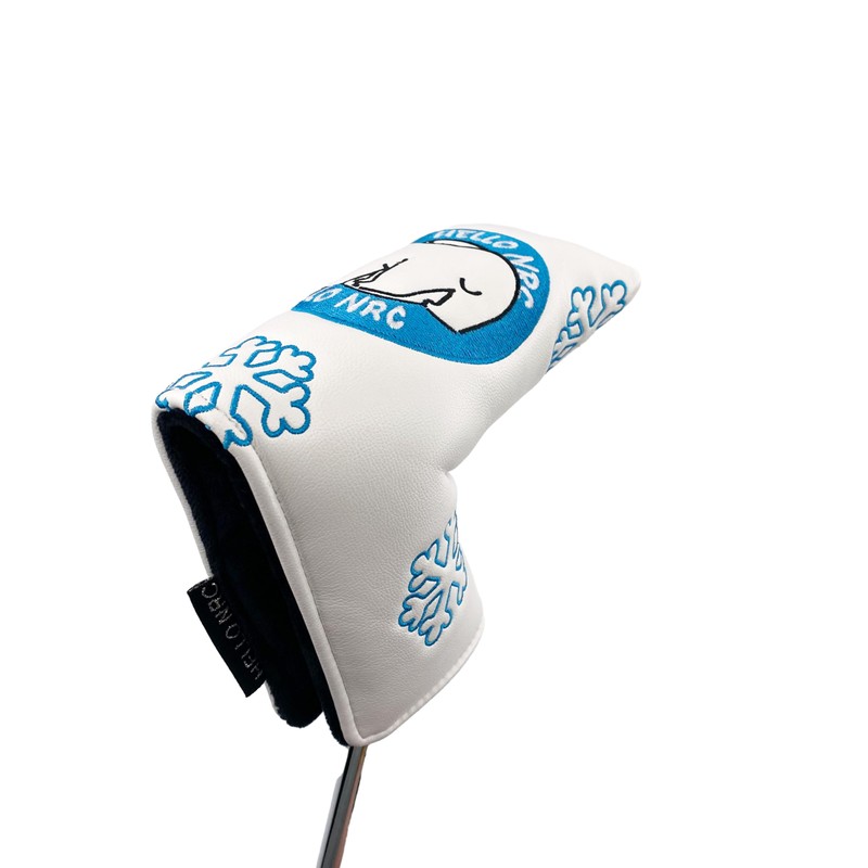 Magnetic White Bear Logo Polar Bear Putter Cover for Mallet