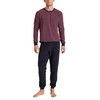 CALIDA Relax Terry Men's Cuffed Pyjamas, Mars Red