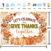 Let's Give Thanks Backdrop Fall utumn Harvest Festival Photography Backdrop