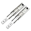 2pcs 5in Mini Short Drawer Slides Furniture Guide Rail Full